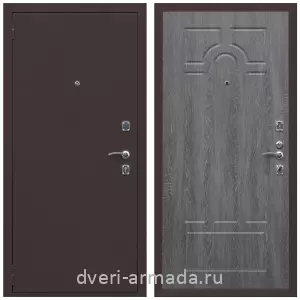 Утепленные входные двери, Дверь входная Армада Комфорт Антик медь / ФЛ-58 Дуб Филадельфия графит