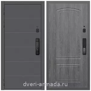 Входные двери Йошкар-Ола, Дверь входная Армада Роуд МДФ 10 мм Kaadas K9 / МДФ 6 мм ФЛ-138 Дуб Филадельфия графит