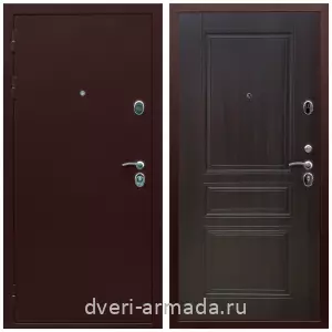 Входные двери Йошкар-Ола, Дверь входная Армада Люкс Антик медь / ФЛ-243 Эковенге наружная с утеплением в частный дом
