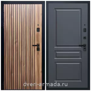 МДФ, Дверь входная Армада Вектор МДФ 10 мм / МДФ 16 мм ФЛ-243 Графит нубук