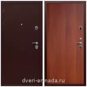 Входные металлические двери в Московской области, Дверь входная металлическая Армада Люкс Антик медь / ПЭ Итальянский орех