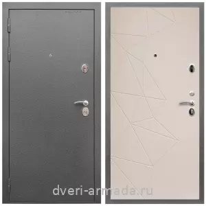 Темные входные двери, Дверь входная Армада Оптима Антик серебро / МДФ 16 мм ФЛ-139 Какао нубук софт