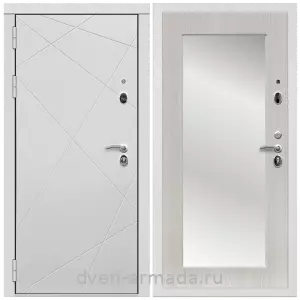Дверь входная Армада Тесла МДФ 16 мм / МДФ 16 мм ФЛЗ-Пастораль, Дуб белёный