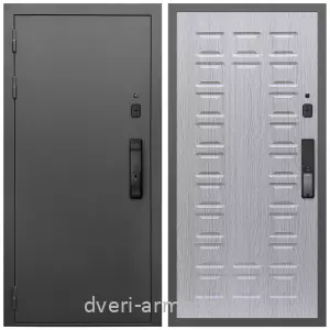 Входные двери 2050 мм, Умная входная смарт-дверь Армада Гарант Kaadas K9/ МДФ 16 мм ФЛ-183 Дуб белёный