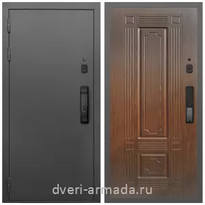 Входные двери 2050 мм, Умная входная смарт-дверь Армада Гарант Kaadas K9/ МДФ 16 мм ФЛ-2 Мореная береза