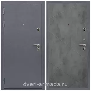 Входные двери толщиной 1.85 мм, Дверь входная Армада Престиж Strong антик серебро / ФЛ-291 Бетон темный