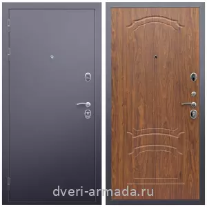 Входные двери Йошкар-Ола, Дверь входная металлическая утепленная Армада Люкс Антик серебро / ФЛ-140 Морёная береза двухконтурная