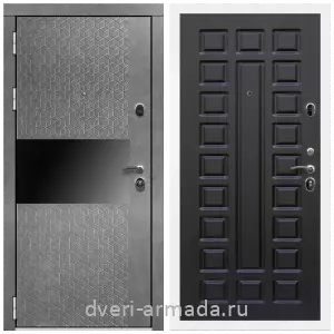 Входные двери Верона, Дверь входная Армада Престиж Белая шагрень МДФ 16 мм Штукатурка графит / ФЛ-183 Венге