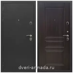 Входные двери толщиной 1.5 мм, Дверь входная Армада Престиж Черный шелк / МДФ 6 мм ФЛ-243 Эковенге