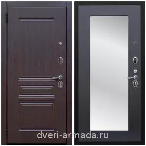 С зеркалом, Дверь входная Армада Экстра ФЛ-243 Эковенге / ФЛЗ пастораль Венге для загородного дома