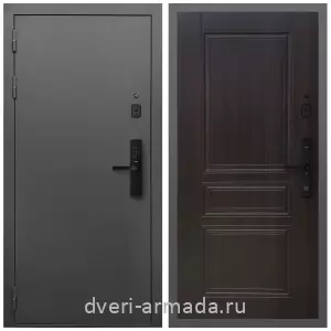 Входные двери 2050 мм, Умная входная смарт-дверь Армада Гарант Kaadas S500/ МДФ 6 мм ФЛ-243 Эковенге