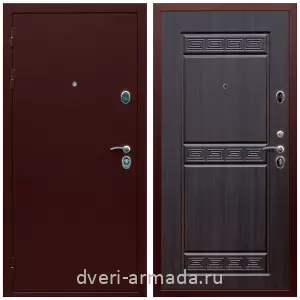 Антивандальные, Антивандальная металлическая  дверь входная элитная в квартиру стальная Армада Люкс Антик медь / МДФ 10 мм ФЛ-242 Эковенге с панелями