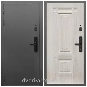 Входные двери Верона, Умная входная смарт-дверь Армада Гарант Kaadas S500/ МДФ 6 мм ФЛ-2 Дуб белёный