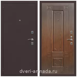 Входные металлические двери в Московской области, Дверь входная Армада Комфорт Антик медь / ФЛ-2 Морёная береза