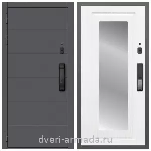 Входные двери Йошкар-Ола, Дверь входная Армада Роуд МДФ 10 мм Kaadas K9 / МДФ 16 мм ФЛЗ-120 Ясень белый