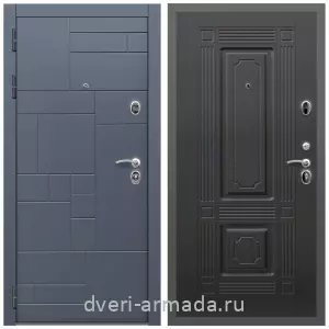 Двери МДФ для квартиры, Дверь входная Армада Аккорд МДФ 10 мм / МДФ 6 мм ФЛ-2 Венге