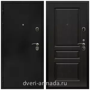 Темные входные двери, Дверь входная Армада Престиж Черная шагрень / МДФ 16 мм ФЛ-243 Венге