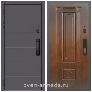 Входные двери Йошкар-Ола, Дверь входная Армада Роуд МДФ 10 мм Kaadas K9 / МДФ 16 мм ФЛ-2 Мореная береза