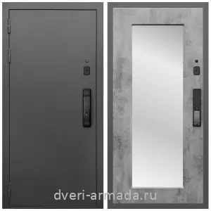 Входные двери 2050 мм, Умная входная смарт-дверь Армада Гарант Kaadas K9/ МДФ 16 мм ФЛЗ-Пастораль, Бетон темный