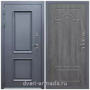 Толстые входные двери, Дверь входная уличная в дом Армада Корса / МДФ 6 мм ФЛ-58 Дуб филадельфия графит