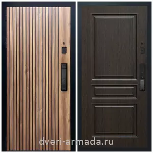 МДФ, Умная входная смарт-дверь Армада Вектор МДФ 10 мм Kaadas K9 / МДФ 16 мм ФЛ-243 Венге