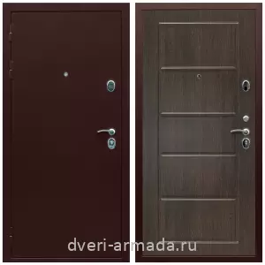 Входные двери Йошкар-Ола, Дверь входная Армада Люкс Антик медь / ФЛ-39 Венге с шумоизоляцией с замками высокого класса