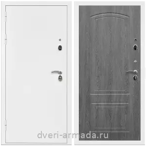 Правые входные двери, Дверь входная Армада Оптима Белая шагрень / МДФ 6 мм ФЛ-138 Дуб Филадельфия графит