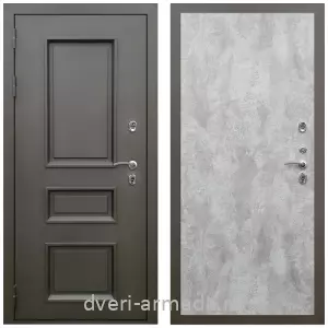 Утепленные для частного дома, Дверь входная уличная в дом Армада Фаренгейт / МДФ 6 мм ПЭ Цемент светлый