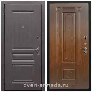 Входные двери МДФ с двух сторон, Дверь входная Армада Экстра ФЛ-243 Эковенге / ФЛ-2 Мореная береза