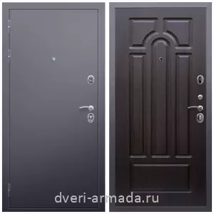Взломостойкие входные двери 1.2, Дверь входная Армада Люкс Антик серебро / МДФ 16 мм ФЛ-58 Венге