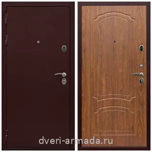 Антивандальные, Антивандальная металлическая  дверь входная Армада Престиж 2 Антик медь / МДФ 16 мм ФЛ-140 Мореная береза