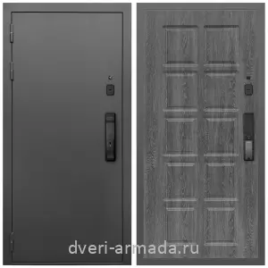 Входные двери 2050 мм, Умная входная смарт-дверь Армада Гарант Kaadas K9/ МДФ 10 мм ФЛ-38 Дуб Филадельфия графит