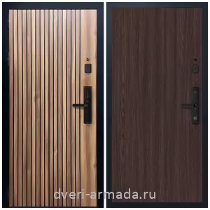 МДФ, Умная входная смарт-дверь Армада Вектор МДФ 10 мм Kaadas S500 / МДФ 6 мм ПЭ Венге