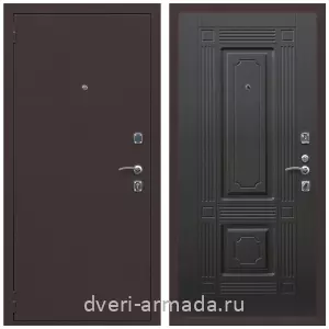 Входные двери 880 мм, Дверь входная Армада Комфорт Антик медь / ФЛ-2 Венге