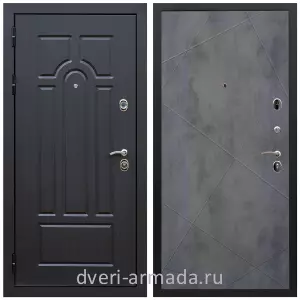 Дверь входная Армада Эврика МДФ 10 мм ФЛ-58 Венге / МДФ 10 мм ФЛ-291 Бетон темный
