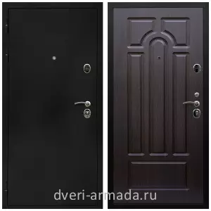 Входные двери толщиной 1.5 мм, Дверь входная Армада Престиж Черная шагрень / МДФ 16 мм ФЛ-58 Венге