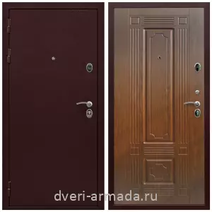 Дверь входная Армада Престиж 2 Антик медь / МДФ 6 мм ФЛ-2 Мореная береза