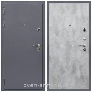 Темные входные двери, Дверь входная Армада Престиж Strong антик серебро / МДФ 6 мм ПЭ Цемент светлый