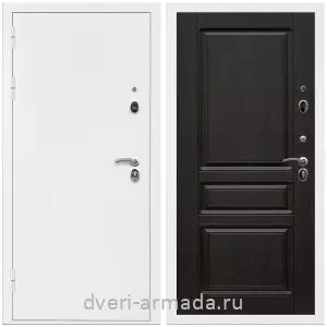 Входные металлические двери в Московской области, Дверь входная Армада Оптима Белая шагрень / МДФ 16 мм ФЛ-243 Венге