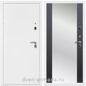 Белые двери с зеркалом, Дверь входная Армада Оптима Белая шагрень / МДФ 16 мм СБ-16 Венге