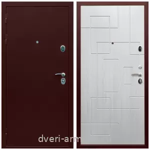 Входные двери Верона, Дверь входная Армада Люкс Антик медь / МДФ 16 мм ФЛ-57 Белый жемчуг