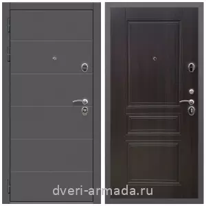 Двери МДФ для квартиры, Дверь входная Армада Роуд МДФ 10 мм / МДФ 6 мм ФЛ-243 Эковенге