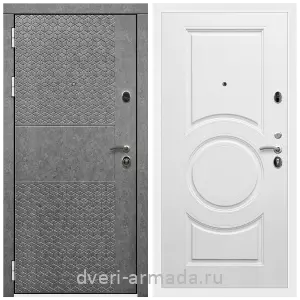 Двери оптом, Металлическая дверь входная Армада Престиж Белая шагрень МДФ 16 мм Штукатурка графит ФЛС - 502 / МС-100 Белый матовый