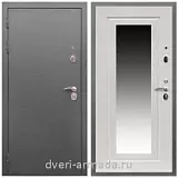 Входные двери с зеркалом внутри, Дверь входная Армада Оптима Антик серебро / ФЛЗ-120 Дуб белёный