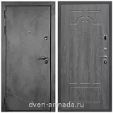 Дверь входная Армада Лофт ФЛ-291 Бетон тёмный / ФЛ-58 Дуб Филадельфия графит