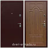 Входные двери Троя, Дверь входная железная Армада Люкс Антик медь / ФЛ-58 Мореная береза с фрезеровкой в квартиру