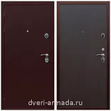 МДФ со стеклянными вставками, Недорогая дверь входная Армада Люкс Антик медь / ПЭ Венге