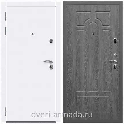 Дверь входная Армада Кварц МДФ 10 мм / МДФ 6 мм ФЛ-58 Дуб Филадельфия графит