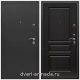 Входные двери Шелк, Дверь входная Армада Престиж Черный шелк / ФЛ-243 Венге