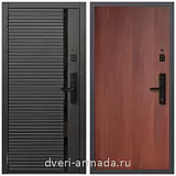 Умная входная смарт-дверь Армада Каскад BLACK Kaadas S500 / ПЭ Итальянский орех